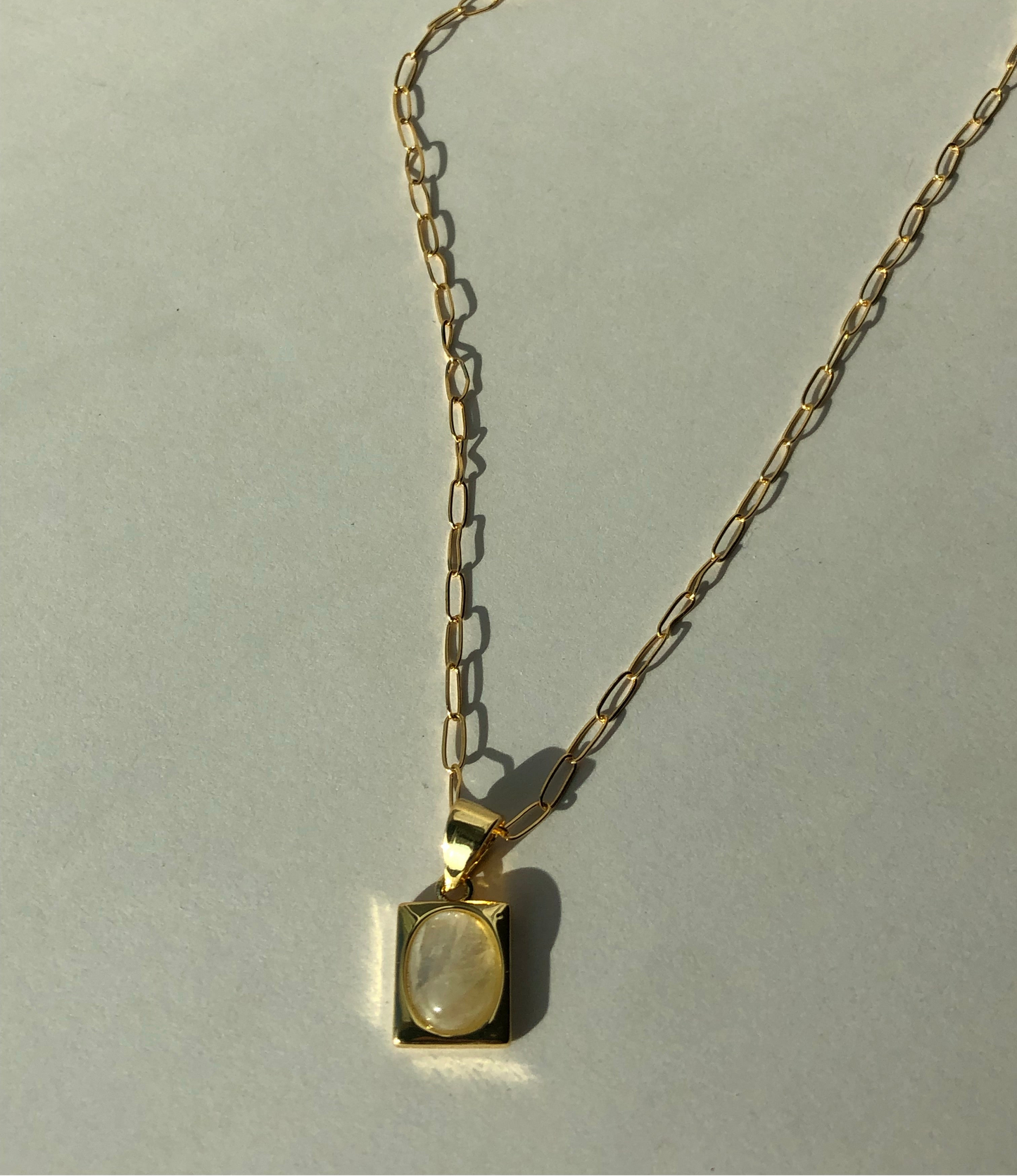 Margot Mini Moonstone Necklace