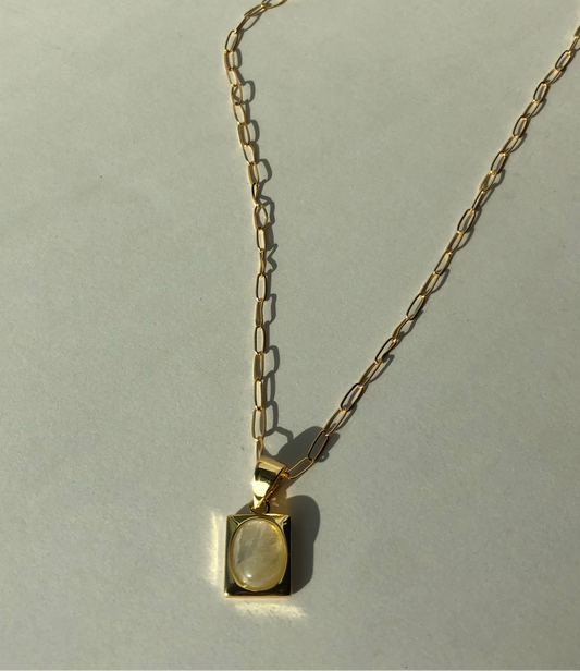 Margot Mini Moonstone Necklace