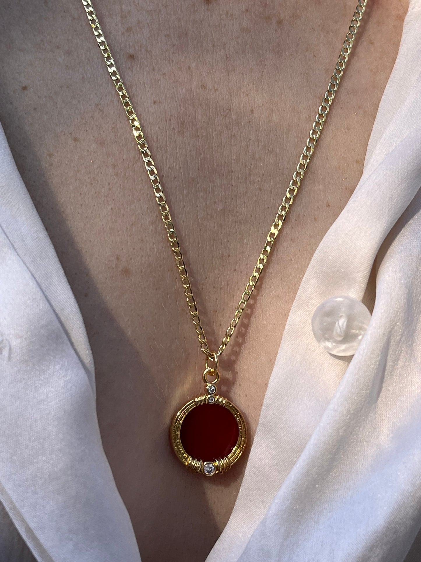 Red Carnelian Necklace