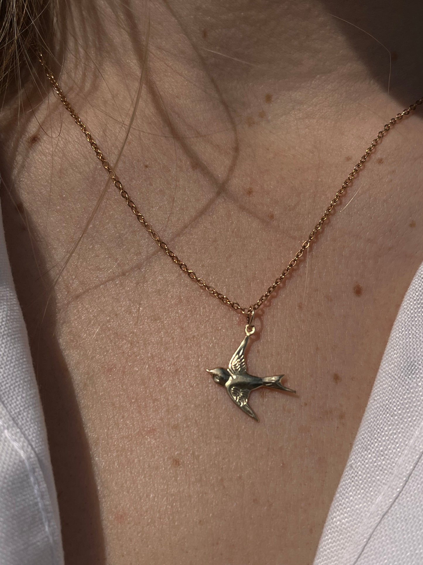 Golden Sparrow Necklace