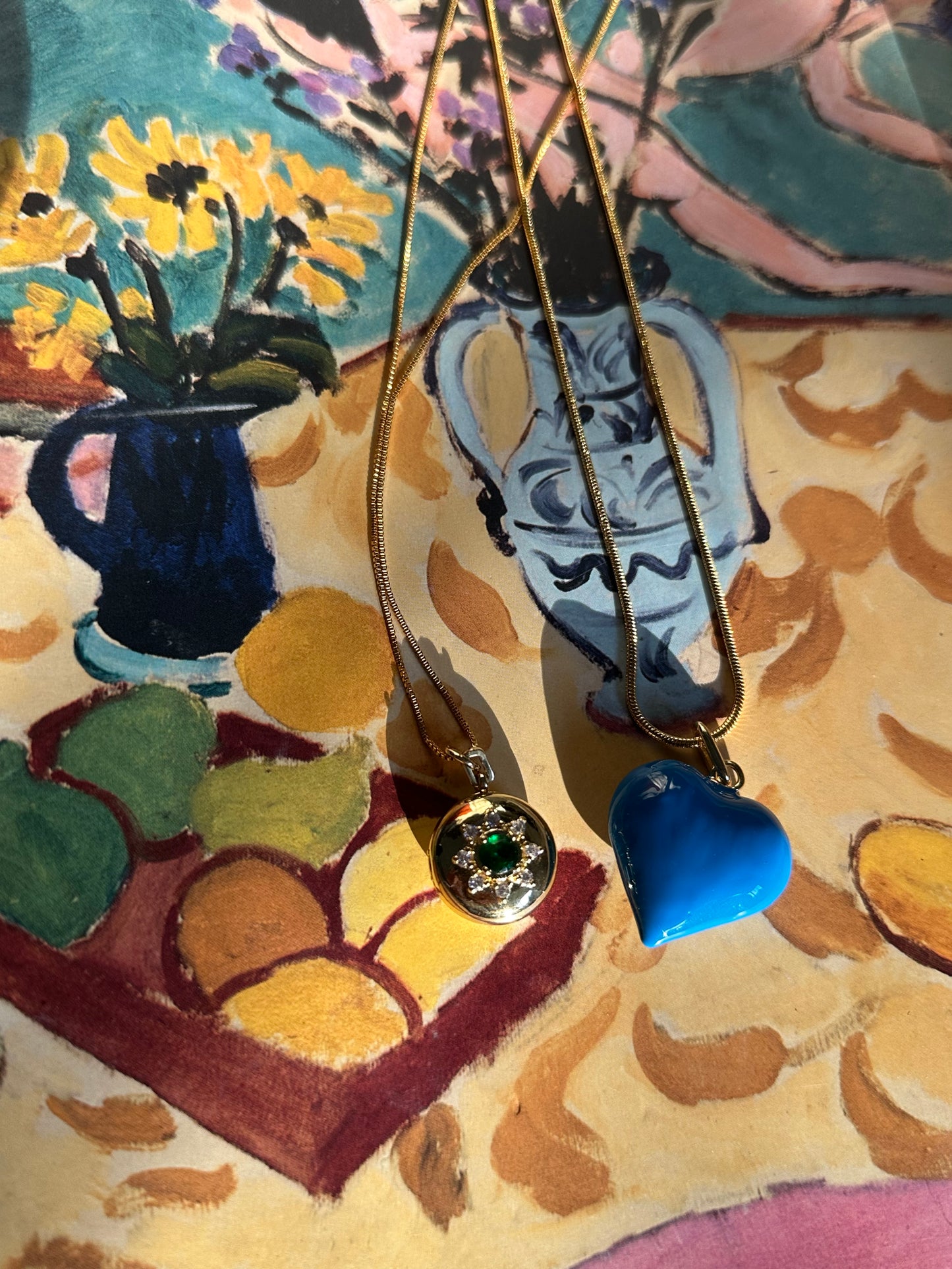 Hearts of Blue Necklace