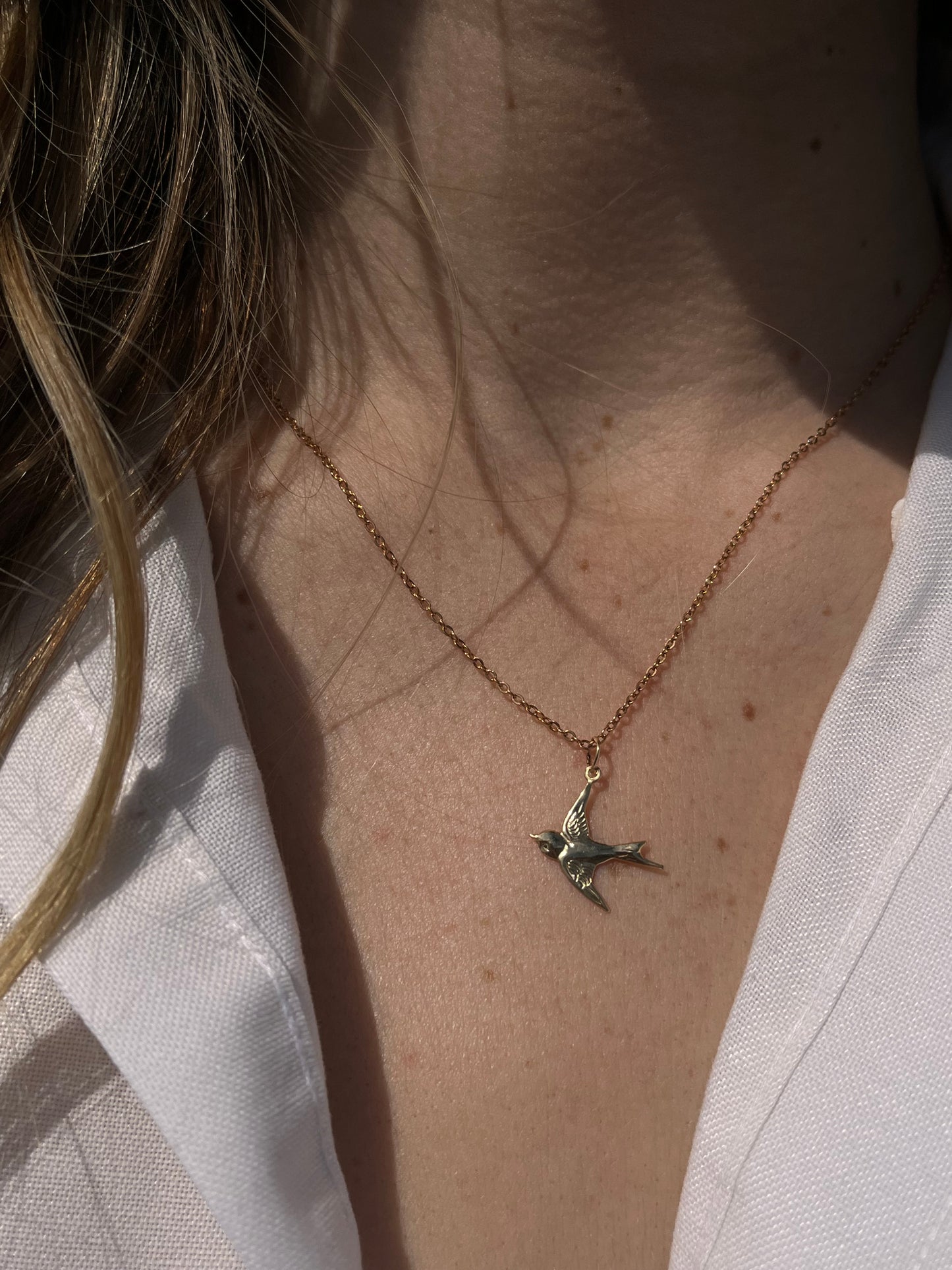 Golden Sparrow Necklace