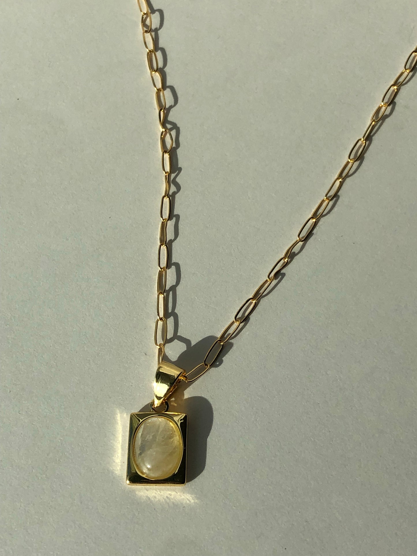 Margot Mini Moonstone Necklace