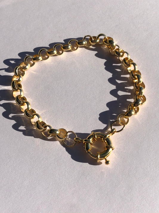 Vintage Inspired Chunky Rolo Bracelet