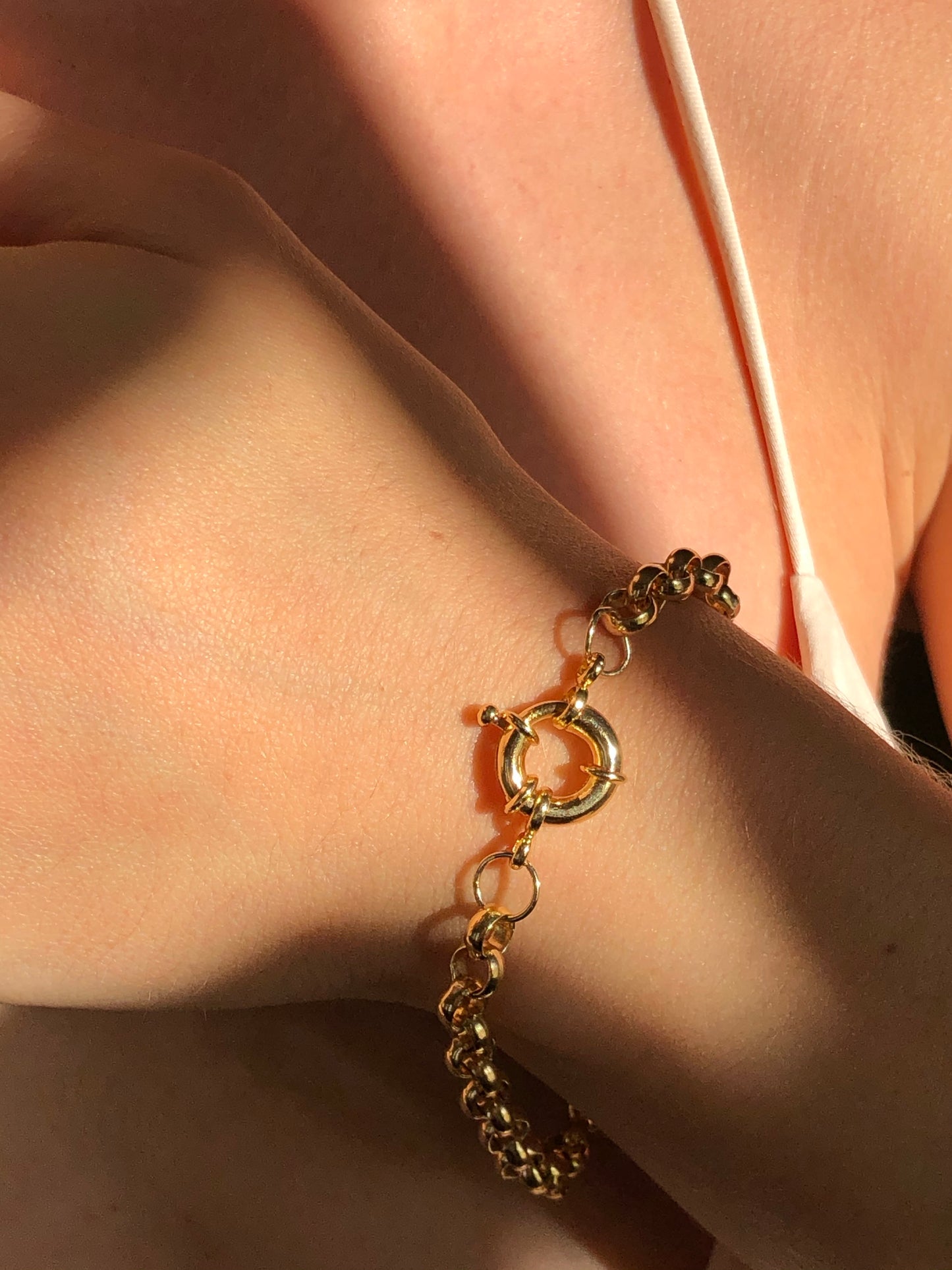 Vintage Inspired Chunky Rolo Bracelet