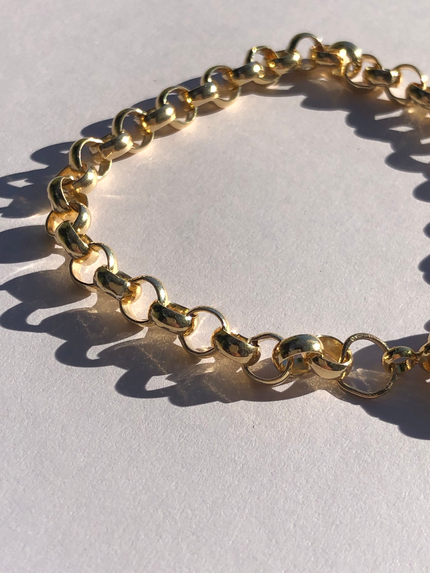 Vintage Inspired Chunky Rolo Bracelet