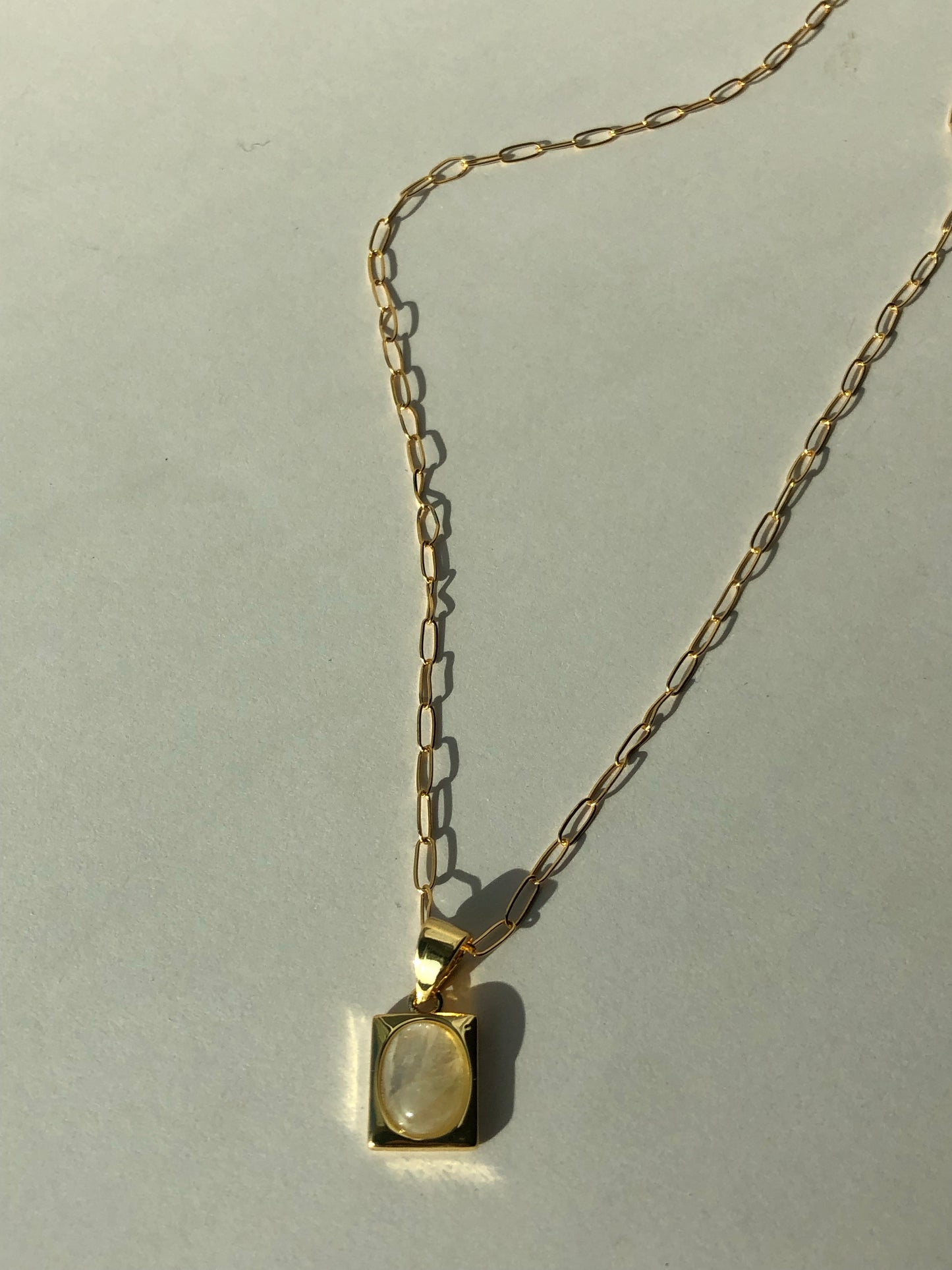 Margot Mini Moonstone Necklace
