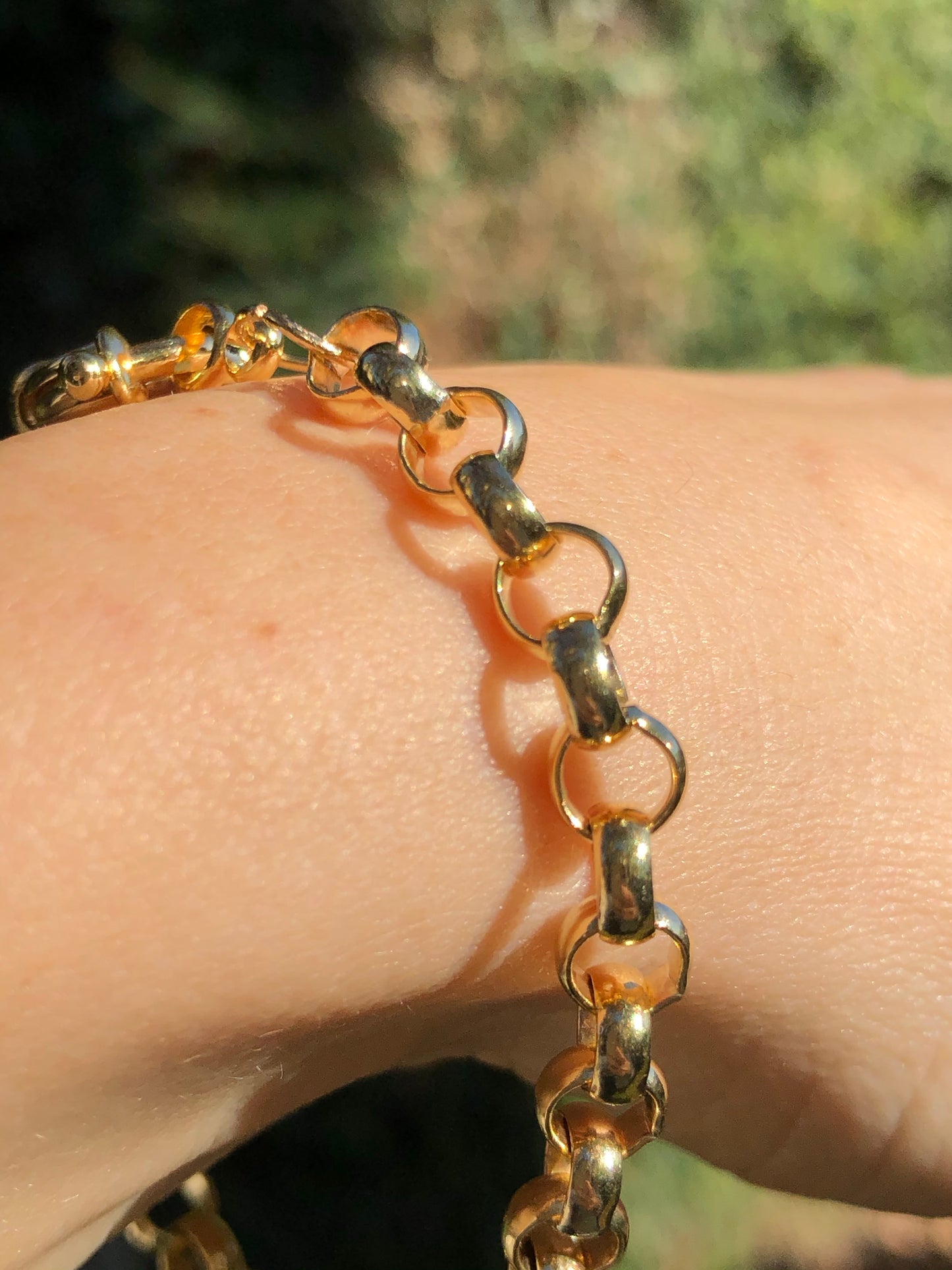 Vintage Inspired Chunky Rolo Bracelet