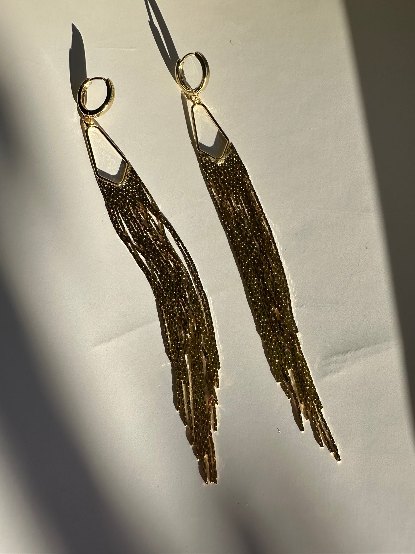 Deco Inspired Fringe Earrings