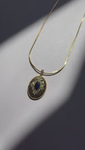 Load and play video in Gallery viewer, Vintage Inspired Sapphire Necklace
