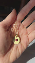 Load and play video in Gallery viewer, Garnet &amp; Gold Necklace
