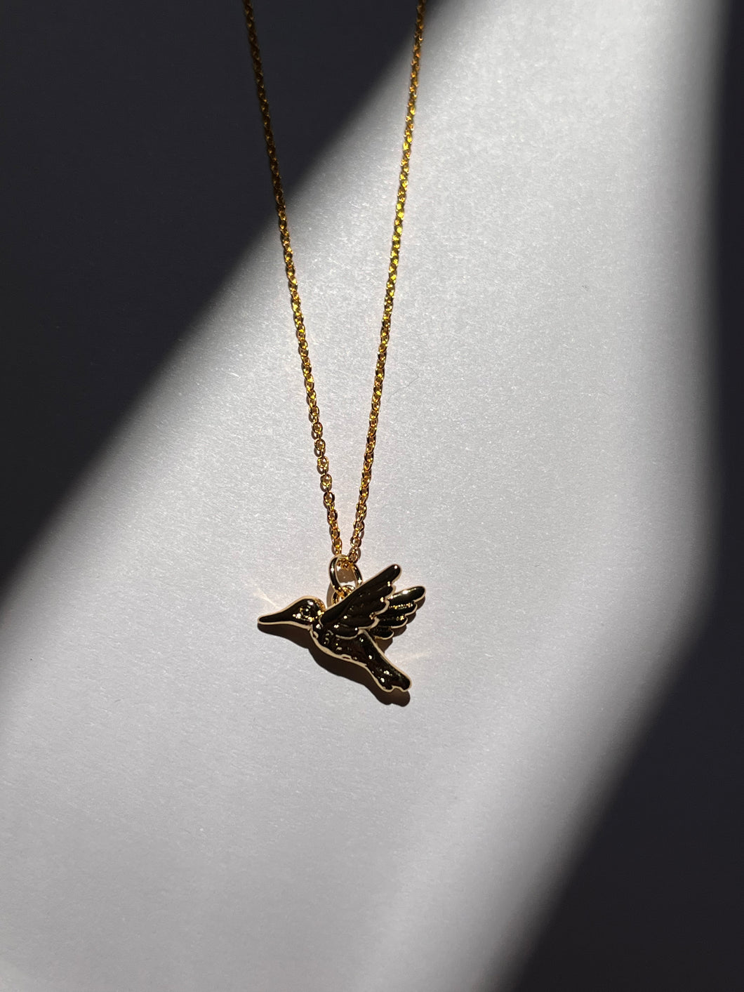 Hummingbird pendant necklace on sale