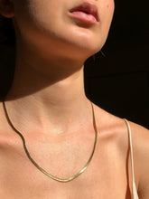Load image into Gallery viewer, Herringbone Chain Necklace
