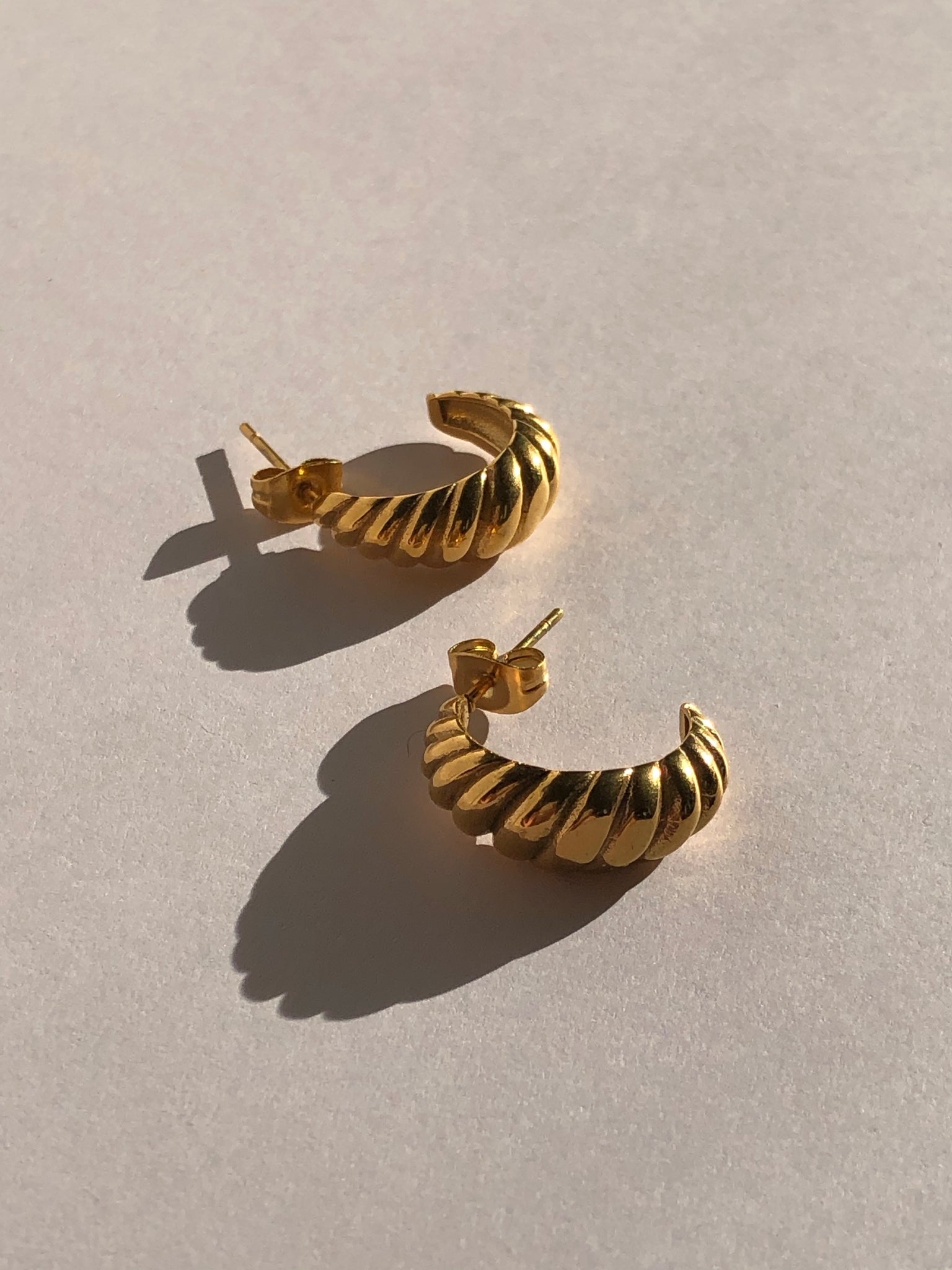 Bronze Twist Earrings
