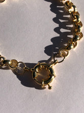 Load image into Gallery viewer, Vintage Inspired Chunky Rolo Bracelet
