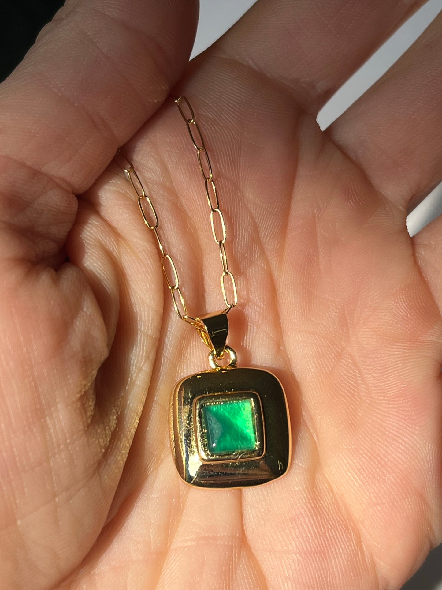 Embodied Emerald Necklace